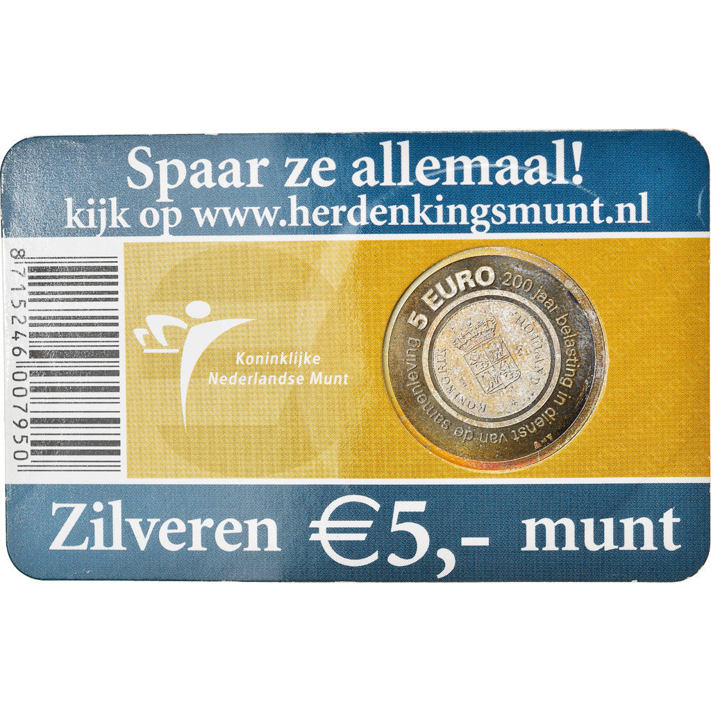 Niederlande, 5 Euro, 2006, STGL, Silber, KM:267