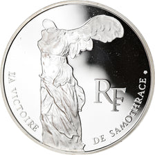 Moeda, França, Victoire Samothrace, 100 Francs, 1993, Proof, MS(65-70), Prata