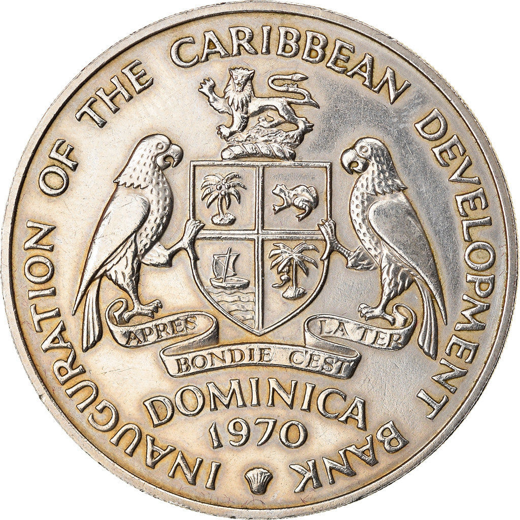 Monnaie, DOMINICA, 4 Dollars, 1970, SUP, Copper-nickel, KM:11
