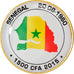 Moneda, Senegal, 1500 Francs CFA - 1 Afro, 2015, FDC, Bimetálico