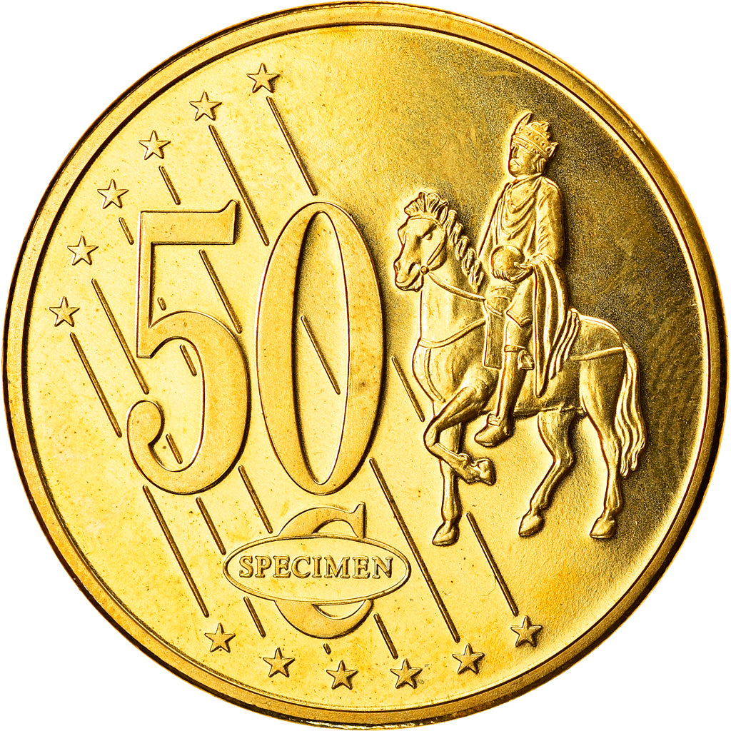 Monnaie, Lithuania, Fantaisist trial, 50 Cents, 2003, SPL, Bronze-Aluminium