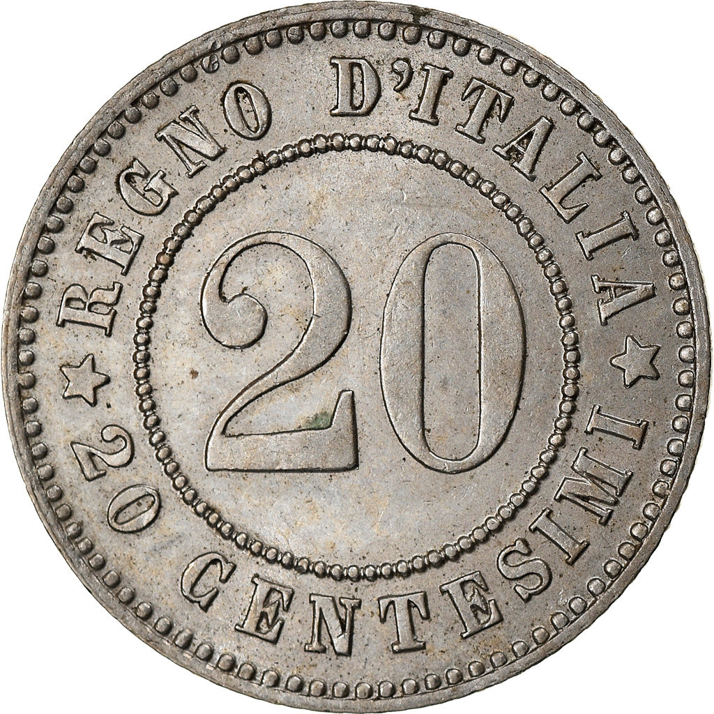Monnaie, Italie, Umberto I, 20 Centesimi, 1894, Rome, TTB+, Copper-nickel