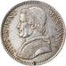 Munten, Italiaanse staten, PAPAL STATES, Pius IX, 20 Baiocchi, 1850, Roma, ZF+