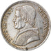 Moneda, Estados italianos, PAPAL STATES, Pius IX, 20 Baiocchi, 1850, Roma, MBC+