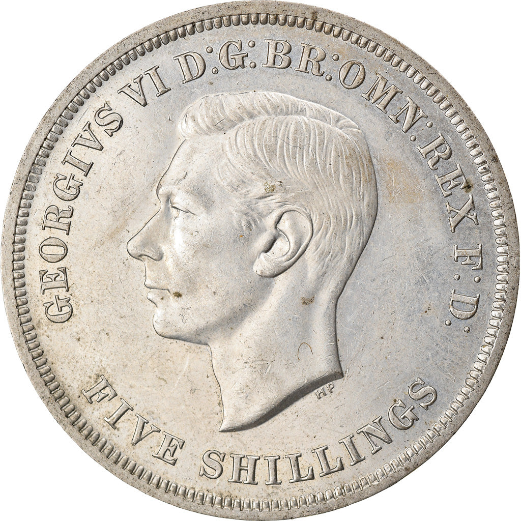Coin, Great Britain, George VI, Crown, 1951, AU(55-58), Copper-nickel, KM:880