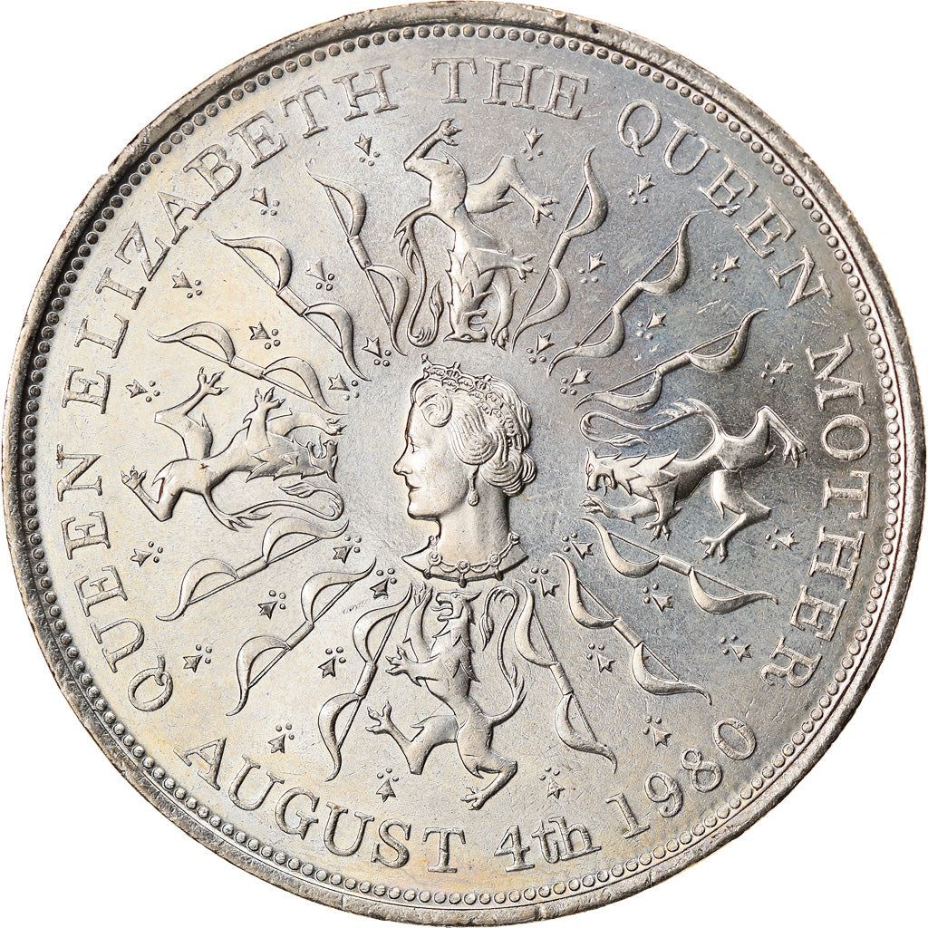 Monnaie, Grande-Bretagne, Elizabeth II, 25 New Pence, 1980, SUP, Copper-nickel