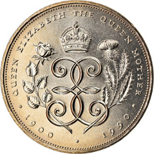 Coin, Great Britain, Elizabeth II, 5 Pounds, 1990, MS(63), Copper-nickel, KM:962