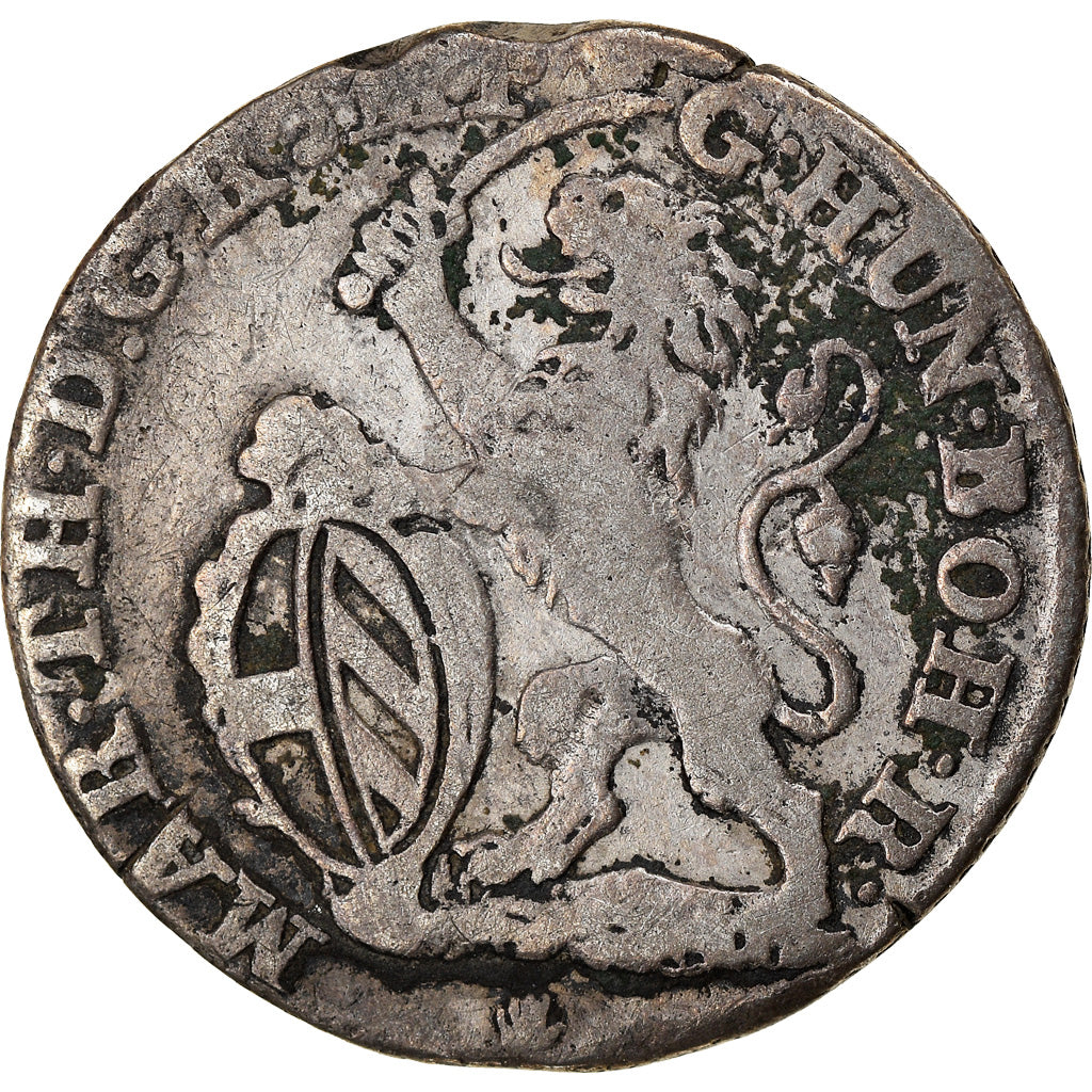 Moneta, Paesi Bassi austriaci, Maria Theresa, Escalin, Schelling, 1750, Antwerp