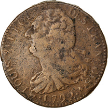 Munten, Frankrijk, Louis XVI, 2 sols françois, 2 Sols, 1792, Paris, FR+