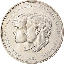 Coin, Great Britain, Elizabeth II, 25 New Pence, 1981, AU(50-53), Copper-nickel