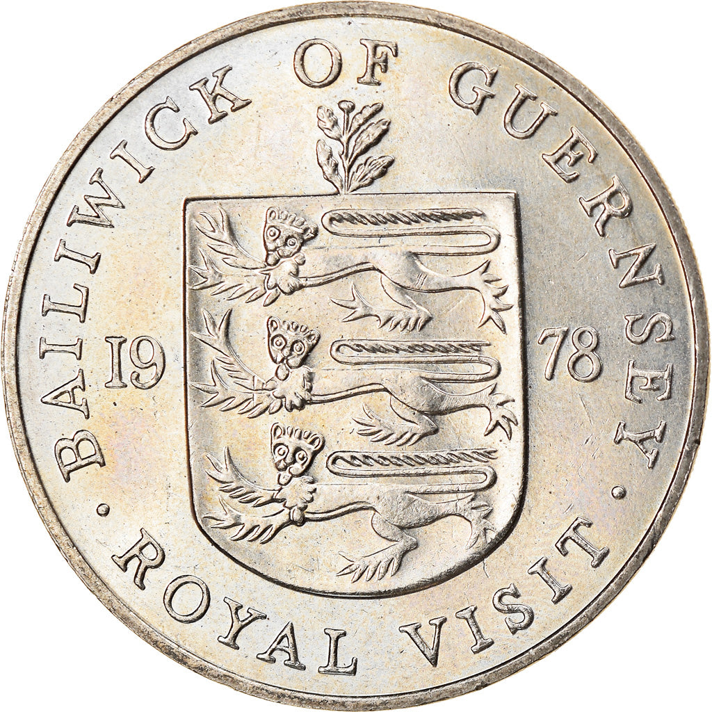 Monnaie, Guernsey, Elizabeth II, 25 Pence, 1978, SUP, Copper-nickel, KM:32