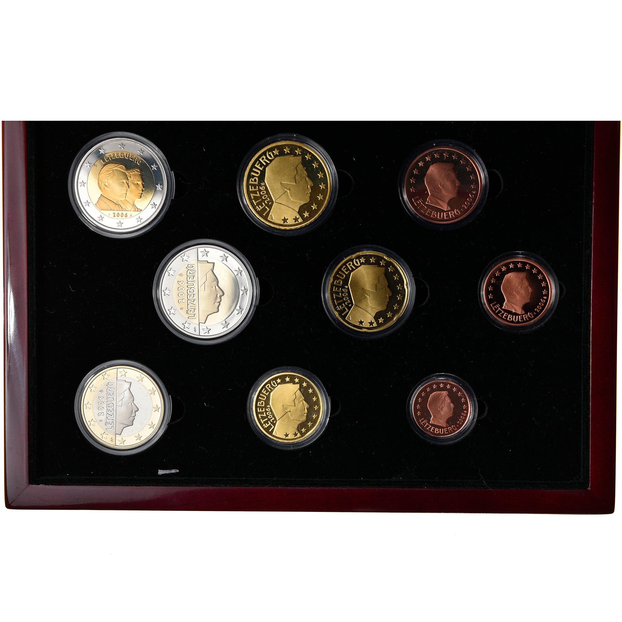 Luxembourg, Proof Set Euro, 2006, MS(65-70)