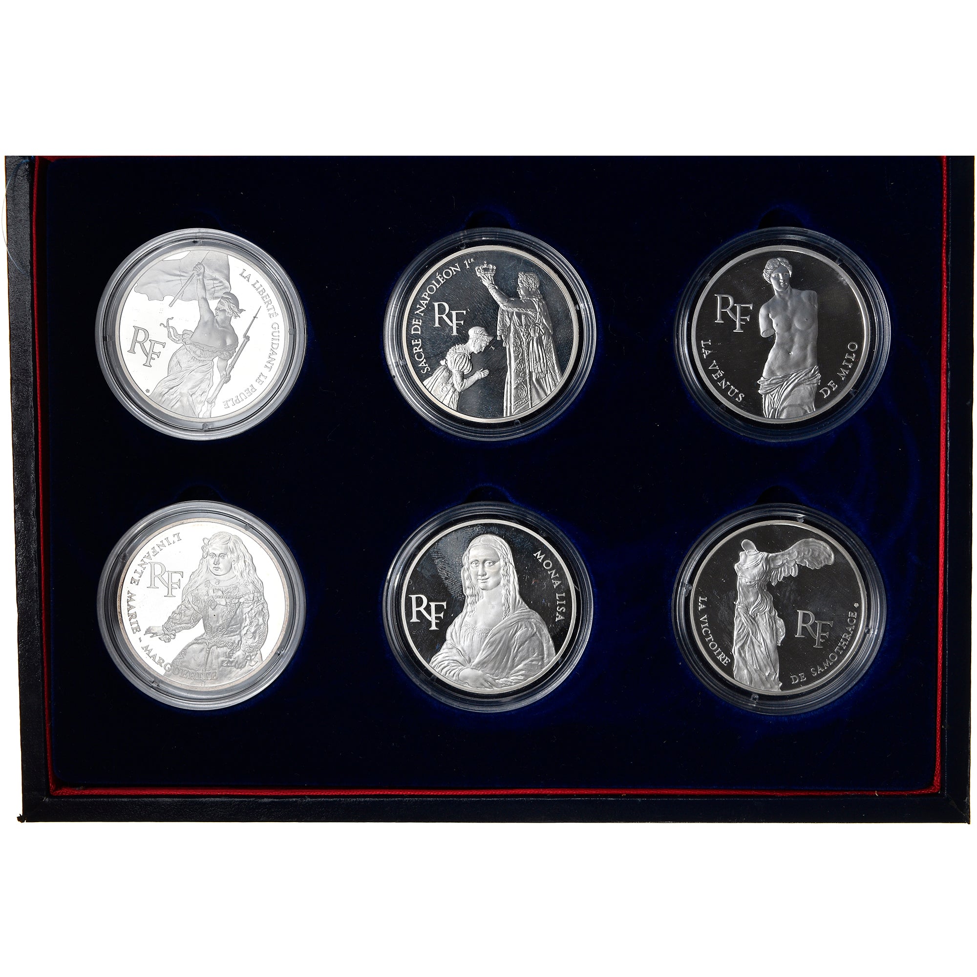 Coin, France, 100 Francs, Proof Set, 1993, MS(65-70), Silver