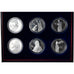 Moneta, Francja, 100 Francs, Proof Set, 1993, MS(65-70), Srebro