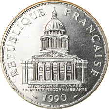 Coin, France, Panthéon, 100 Francs, 1990, FDC, MS(65-70), Silver, KM:951.1