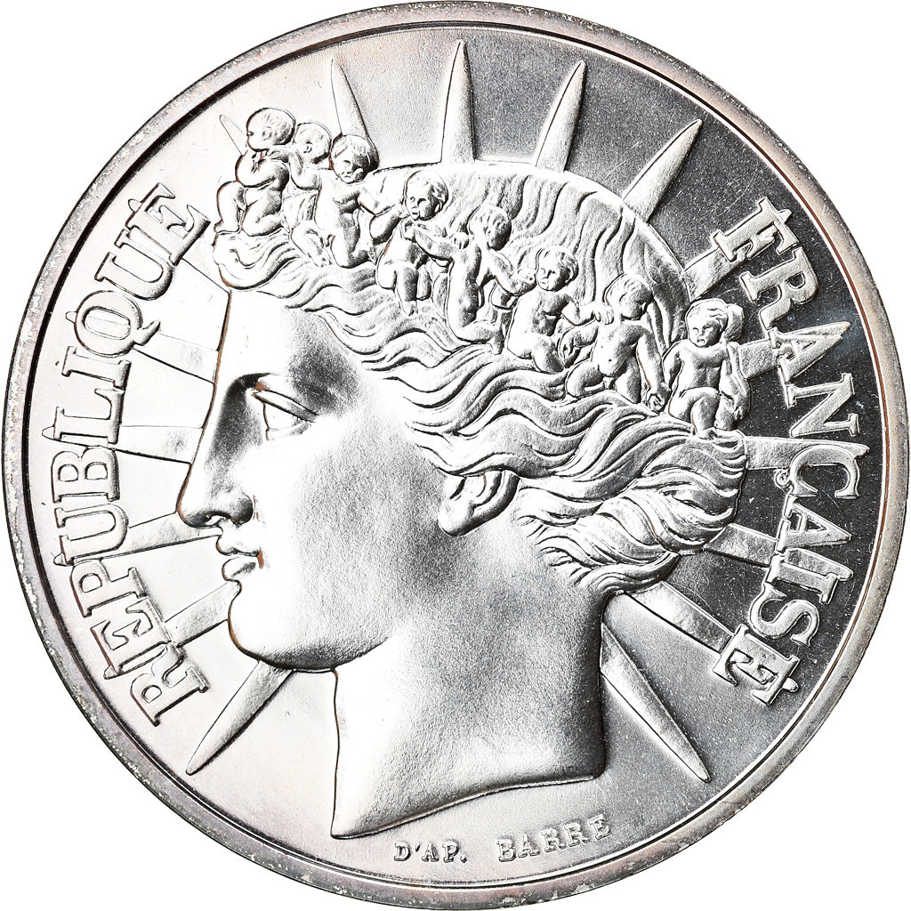 Coin, France, Fraternité, 100 Francs, 1988, FDC, MS(65-70), Silver, KM:966