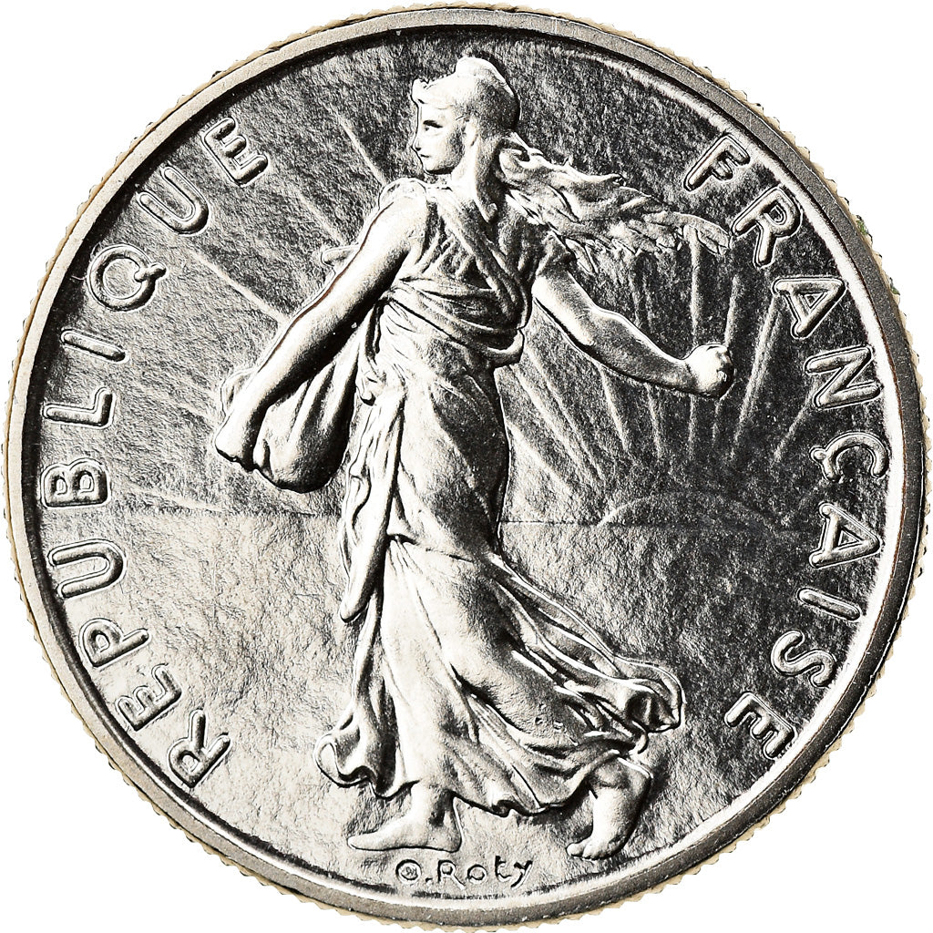 Coin, France, Semeuse, 1/2 Franc, 1988, FDC, MS(65-70), Nickel, KM:931.1