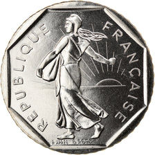 Coin, France, Semeuse, 2 Francs, 1990, FDC, MS(65-70), Nickel, KM:942.1