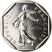 Moneta, Francja, Semeuse, 2 Francs, 1990, FDC, MS(65-70), Nikiel, KM:942.1