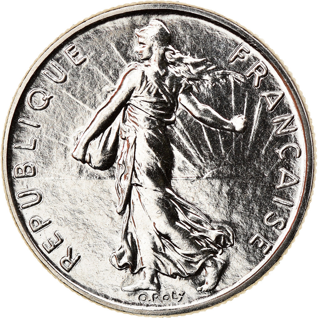 Coin, France, Semeuse, 1/2 Franc, 1990, FDC, MS(65-70), Nickel, KM:931.1