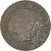 Moneda, Francia, Cérès, Centime, 1872, Bordeaux, BC+, Bronce, KM:826.2