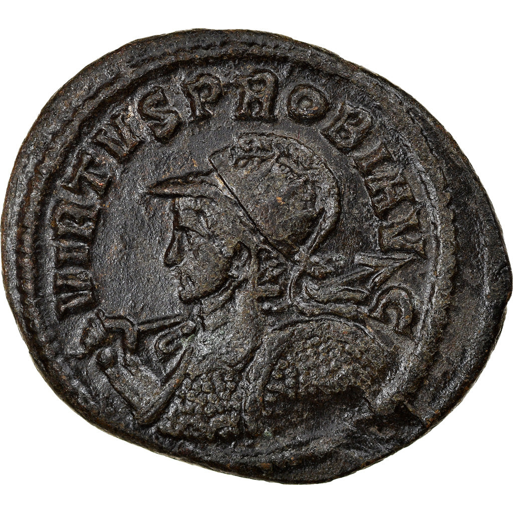 Coin, Probus, Aurelianus, 282, Ticinum, EF(40-45), Billon, RIC:491