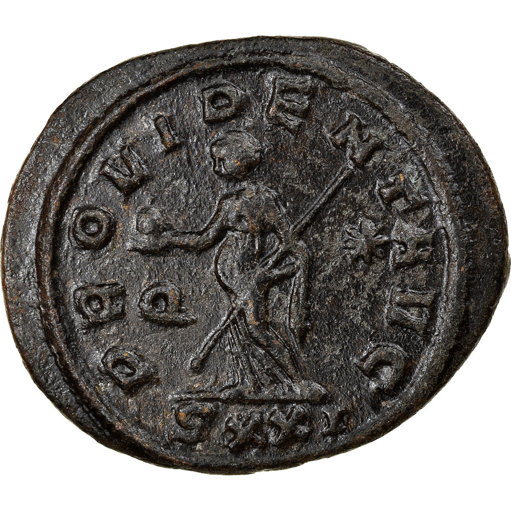 Coin, Probus, Aurelianus, 282, Ticinum, EF(40-45), Billon, RIC:491