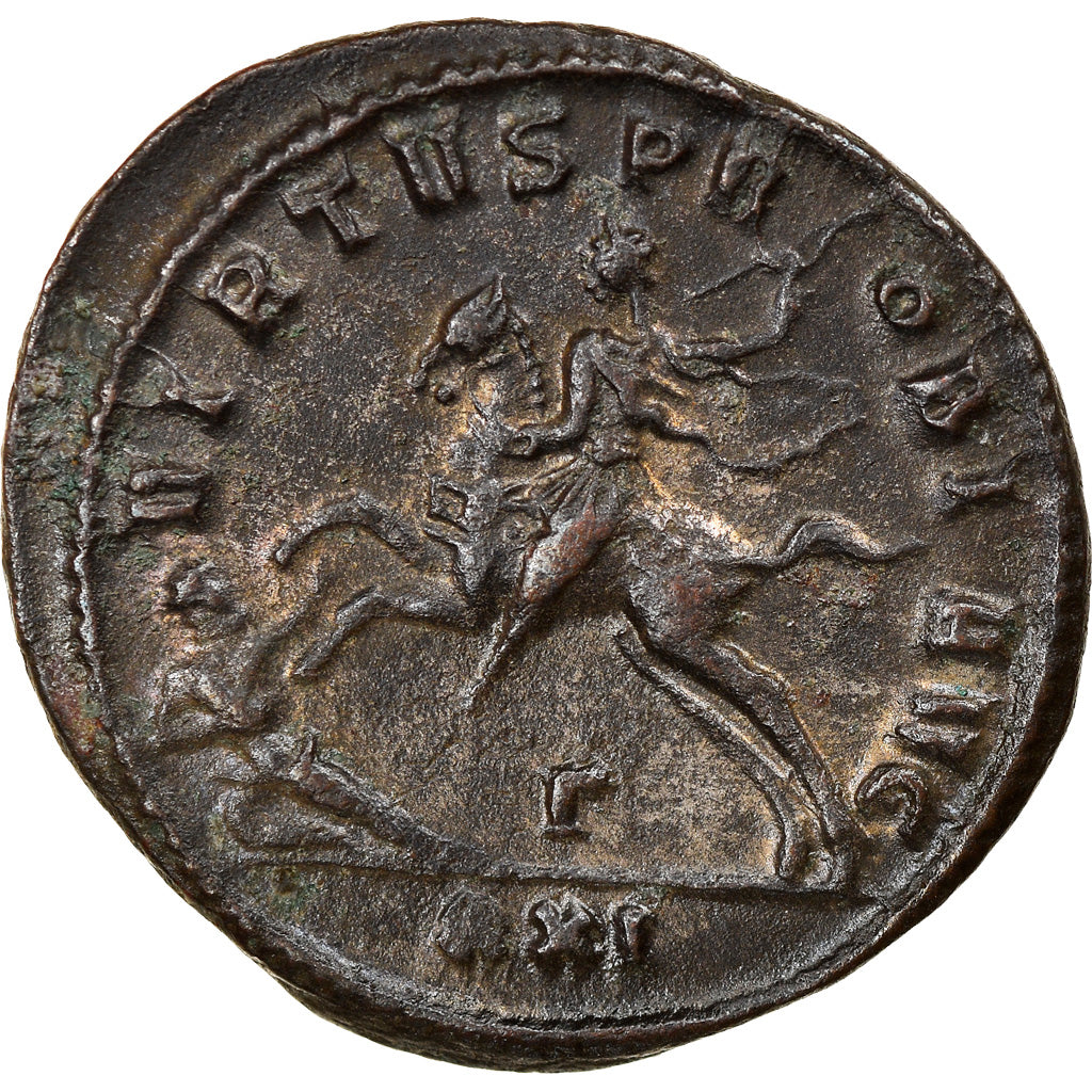 Coin, Probus, Aurelianus, 277, Siscia, AU(50-53), Billon, RIC:818