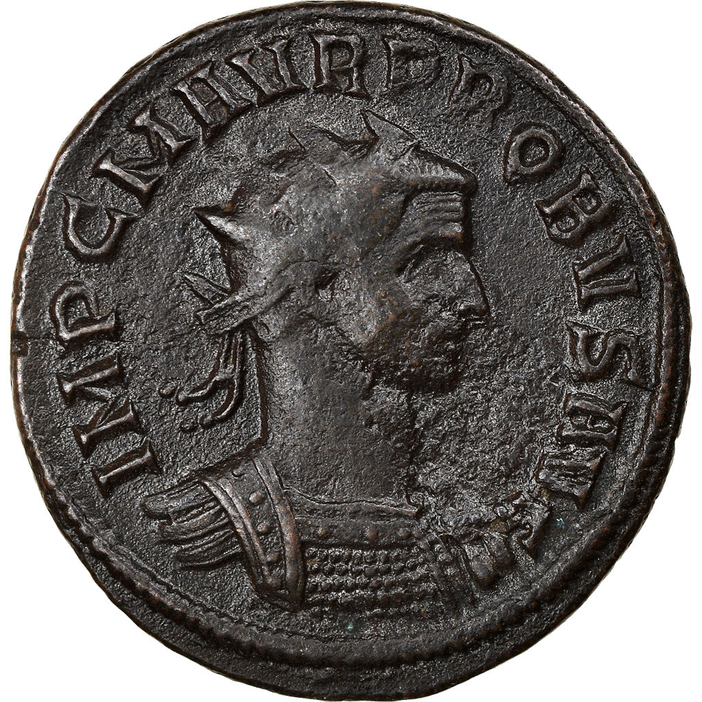 Münze, Probus, Aurelianus, 276, Ticinum, SS, Billon, RIC:323