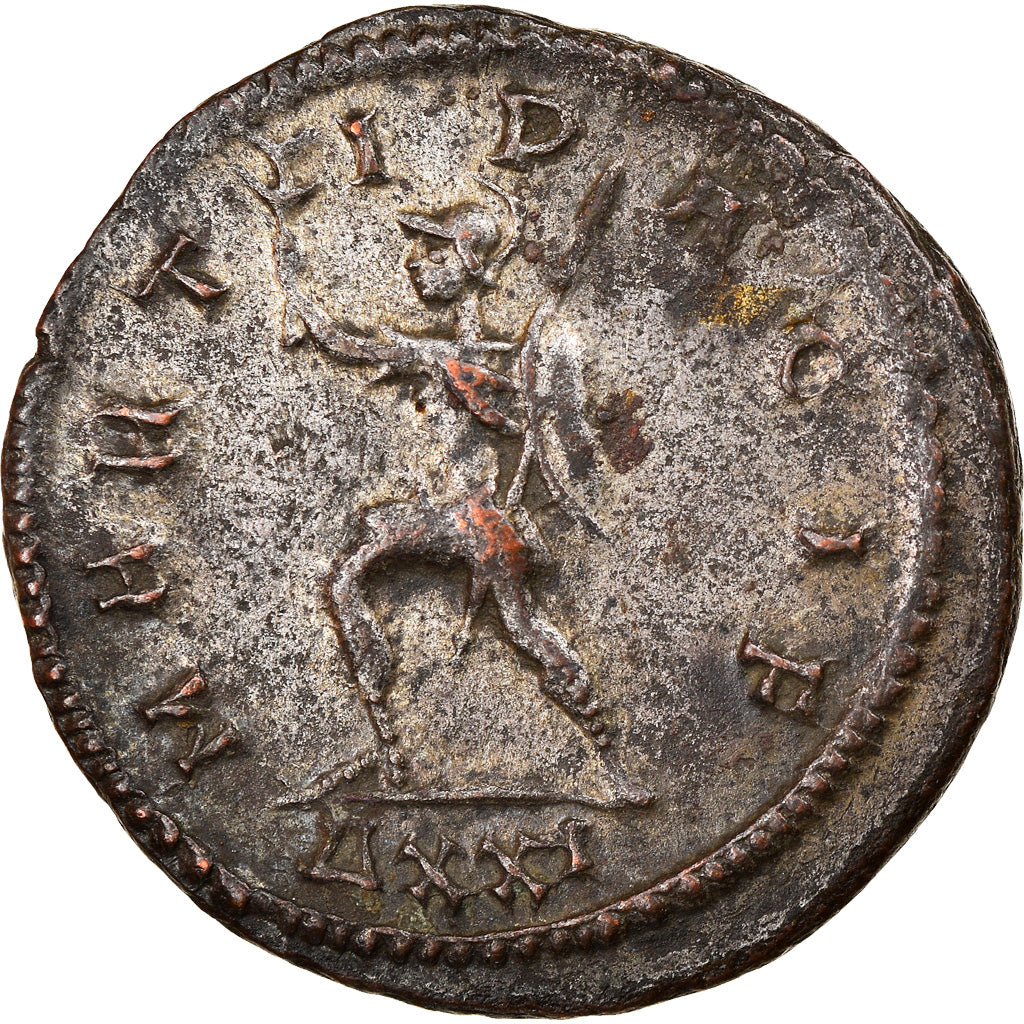 Coin, Probus, Aurelianus, 279, Ticinum, AU(50-53), Billon, RIC:541