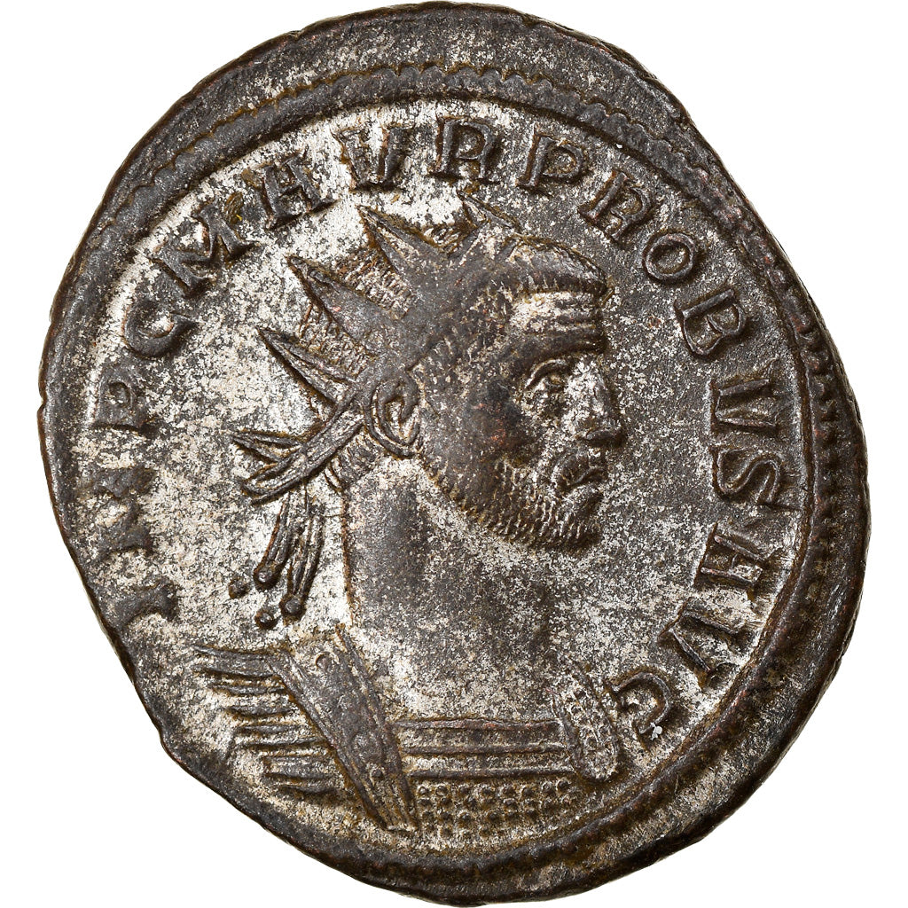 Coin, Probus, Aurelianus, 276, Roma, AU(50-53), Billon, RIC:269