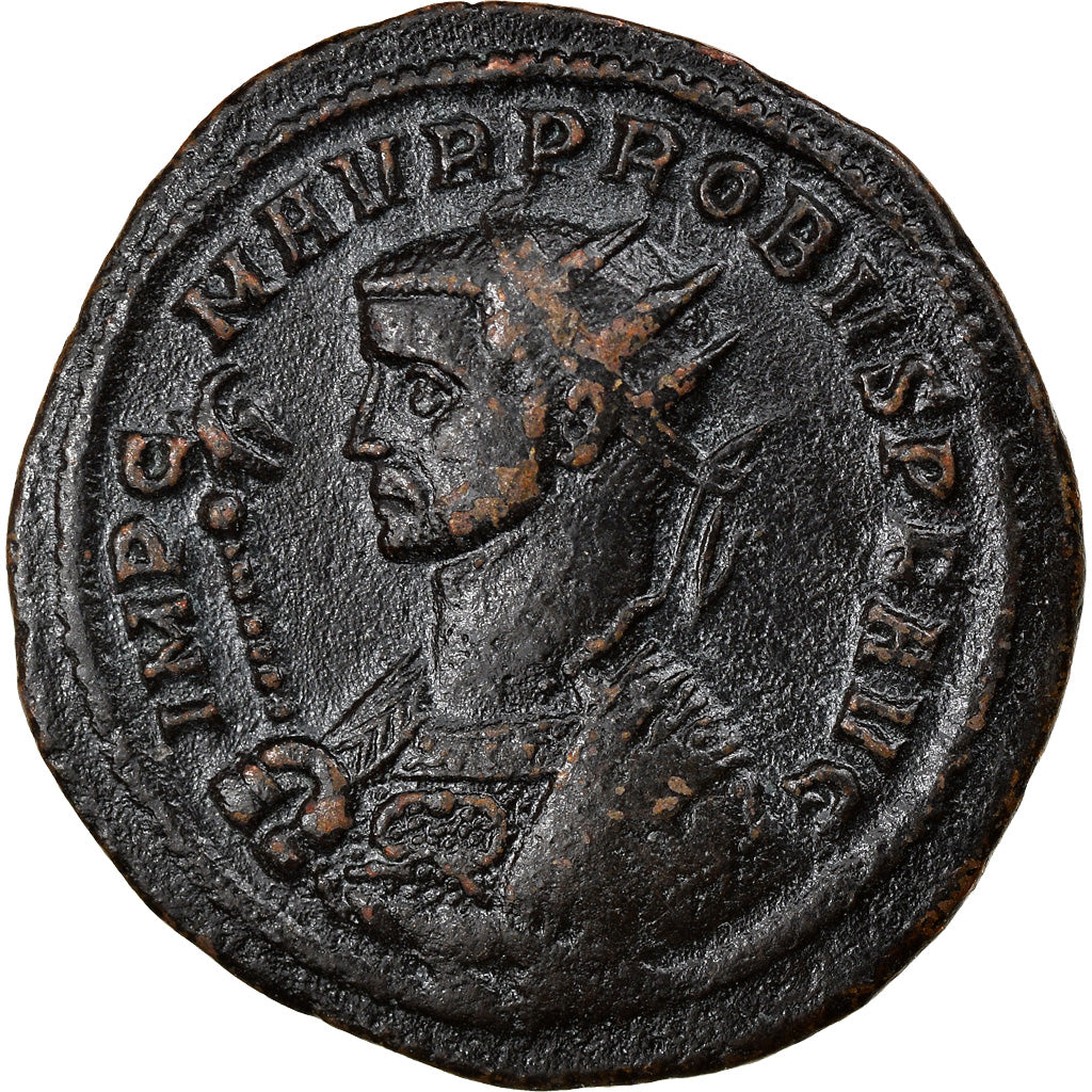 Coin, Probus, Aurelianus, 277, Roma, EF(40-45), Billon, RIC:559