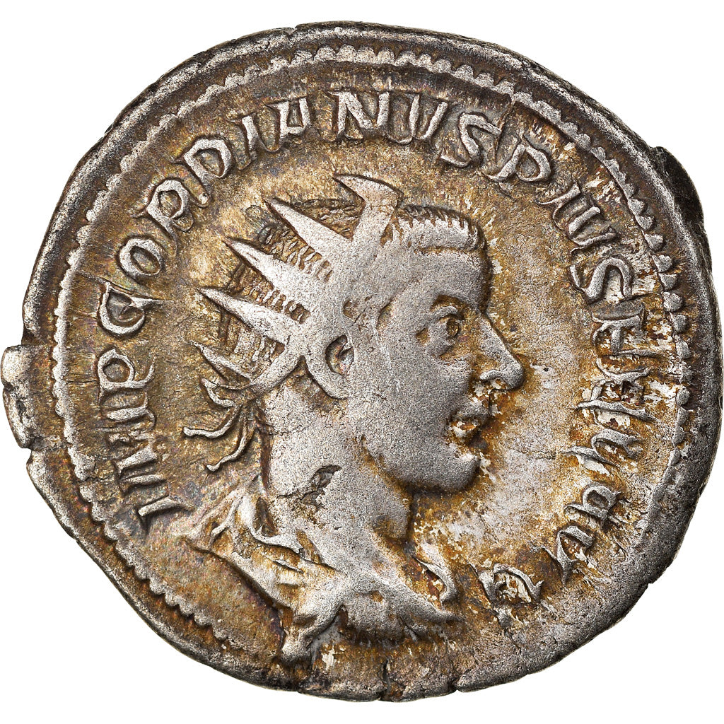 Moneta, Gordian III, Antoninianus, 240-243, Roma, EF(40-45), Bilon, RIC:86