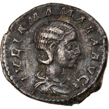 Coin, Julia Mamaea, Denarius, 222, Roma, Incuse strike, EF(40-45), Silver