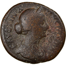 Coin, Faustina II, As, Roma, Incuse strike, F(12-15), Bronze
