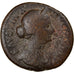 Coin, Faustina II, As, Roma, Incuse strike, F(12-15), Bronze