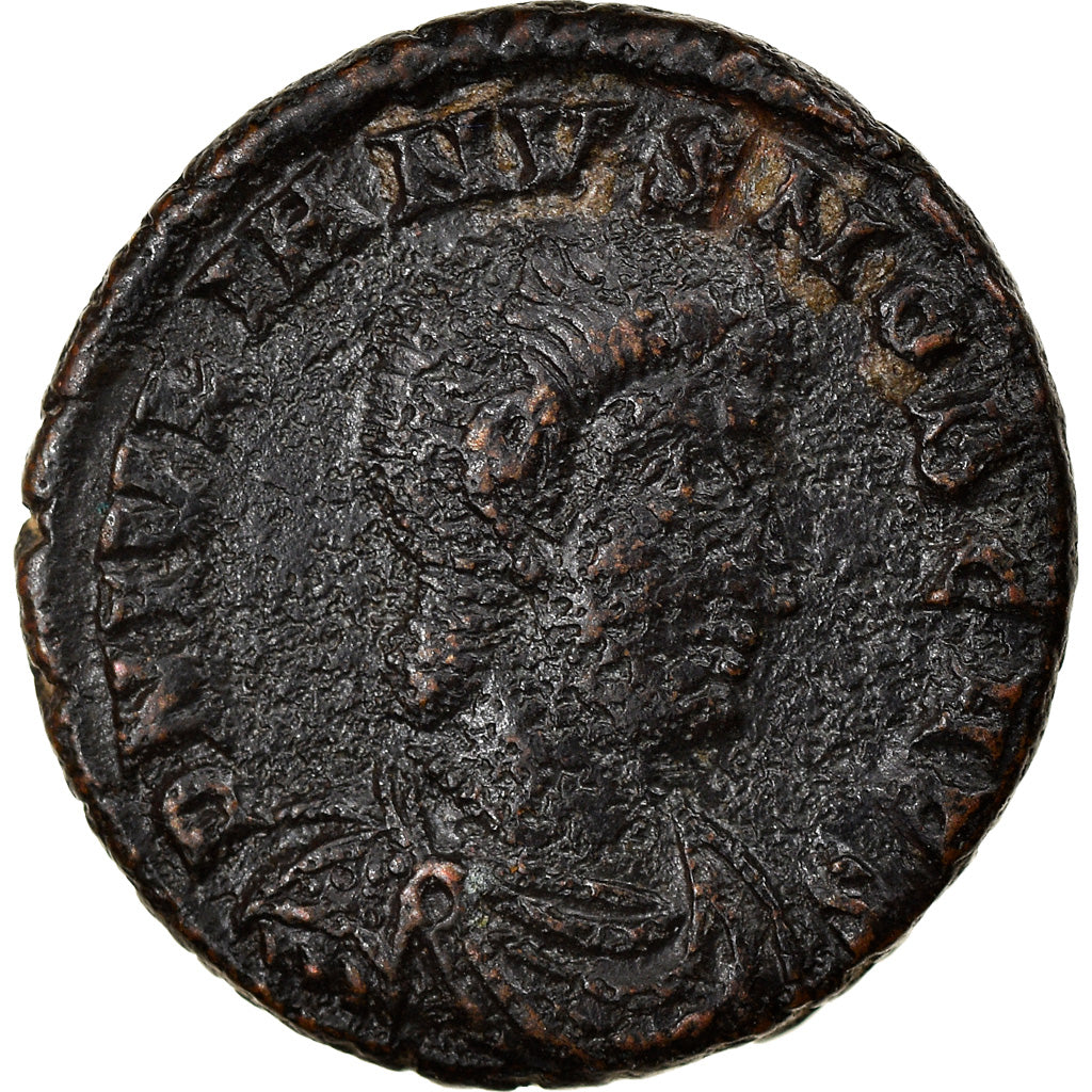 Coin, Julian II, Reduced maiorina, 355-357, Siscia, Incuse strike, EF(40-45)