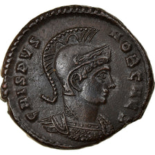 Coin, Crispus, Nummus, 320-321, Trier, AU(55-58), Copper, RIC:270