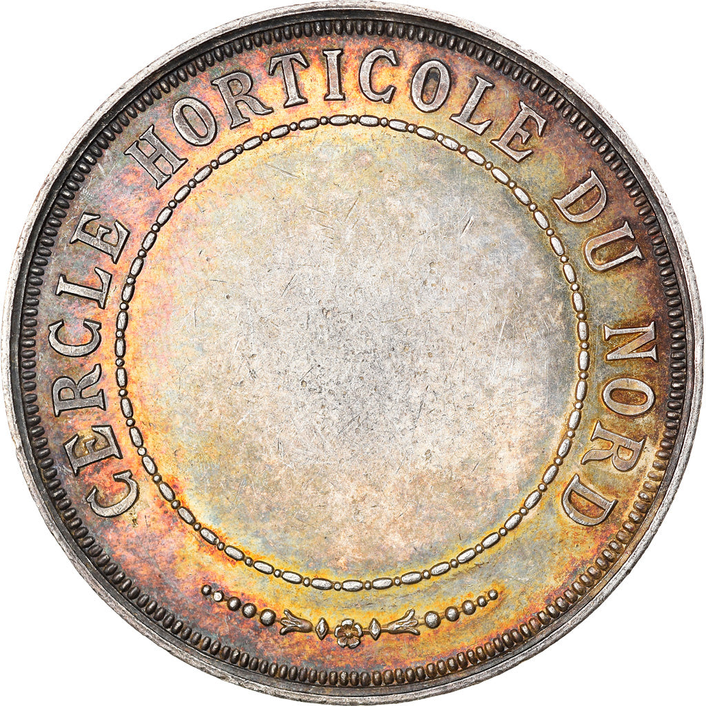 Francja, Medal, Ville de Lille, Cercle Horticole du Nord, Flora, Esparon
