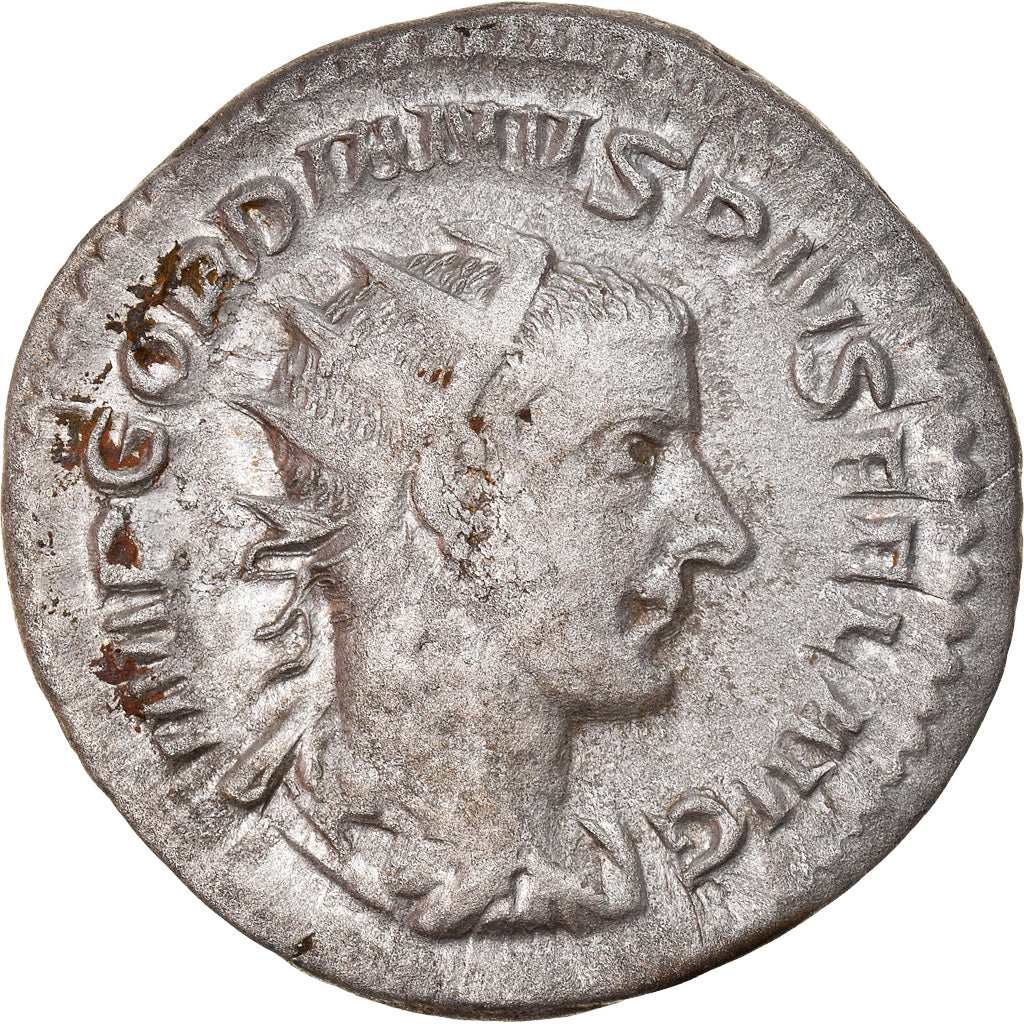 Moneta, Gordian III, Antoninianus, 240-243, Roma, EF(40-45), Bilon, RIC:95