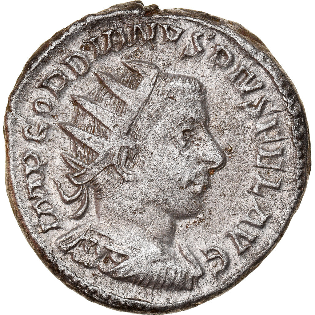 Moneta, Gordian III, Antoninianus, 243-244, Antioch, EF(40-45), Bilon, RIC:210