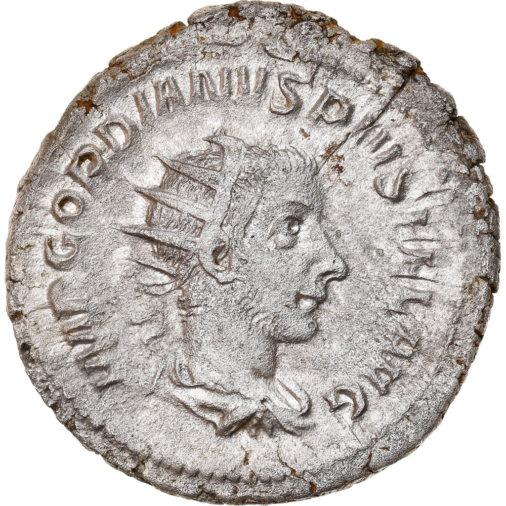 Moneta, Gordian III, Antoninianus, 244, Roma, BB+, Biglione, RIC:155