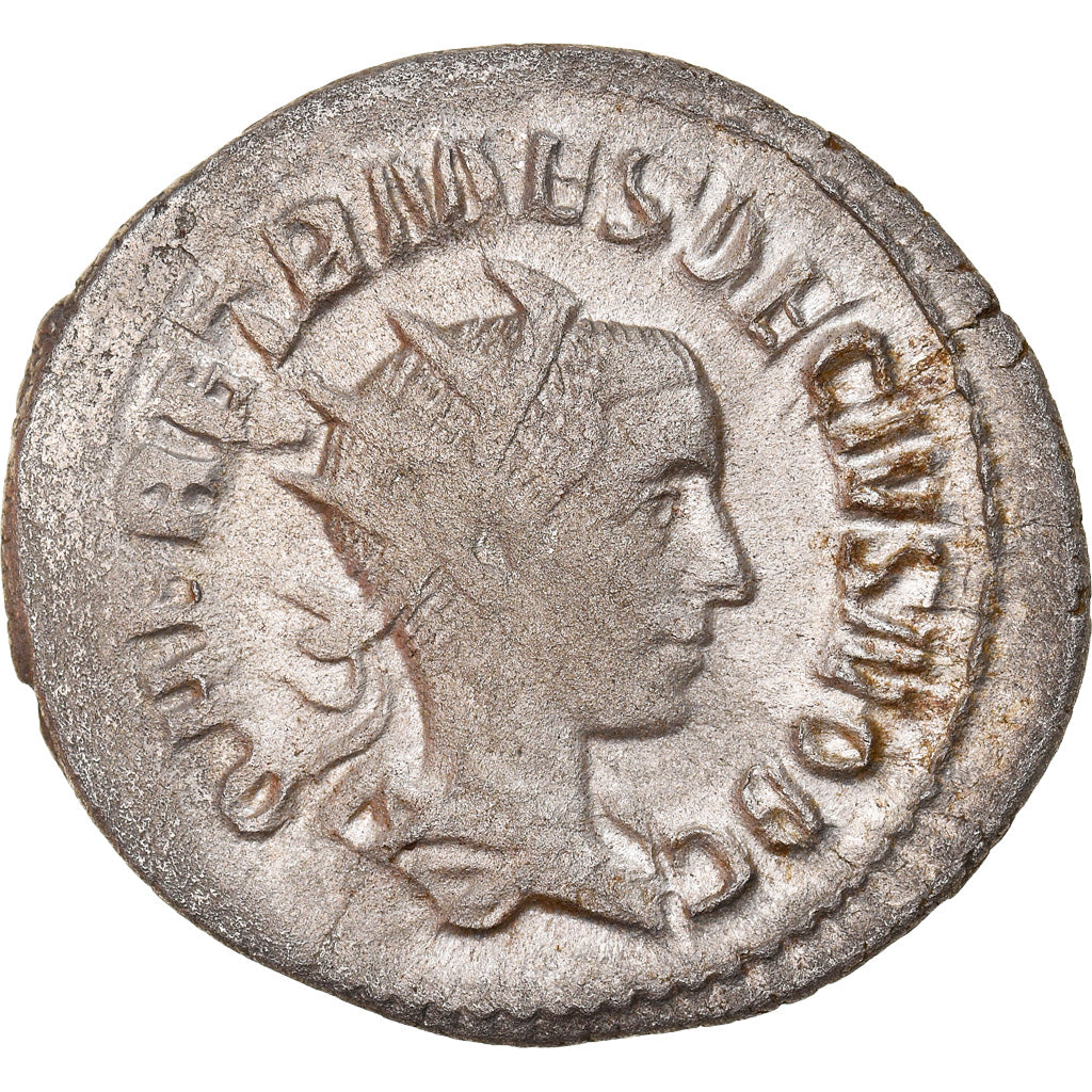 Coin, Herennius Etruscus, Antoninianus, 250, Roma, EF(40-45), Billon, RIC:149