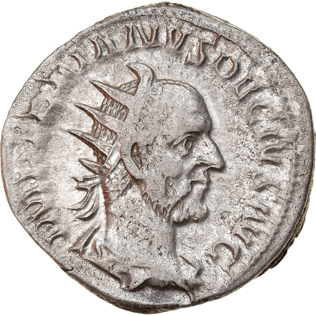 Coin, Trajan Decius, Antoninianus, 249, Roma, EF(40-45), Billon, RIC:18