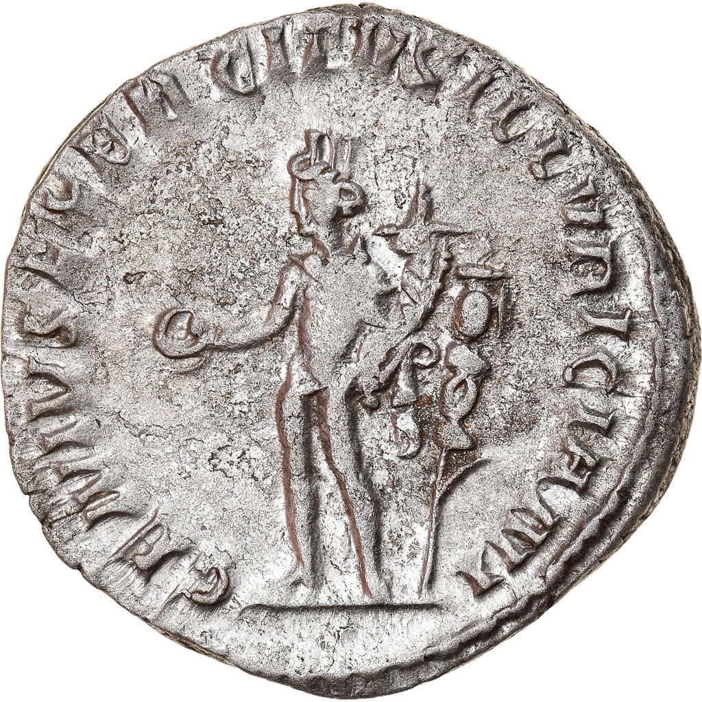 Coin, Trajan Decius, Antoninianus, 249, Roma, EF(40-45), Billon, RIC:18
