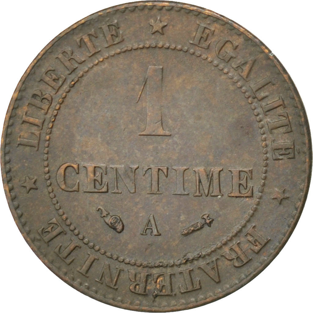 Monnaie, France, Cérès, Centime, 1884, Paris, TTB, Bronze, KM:826.1