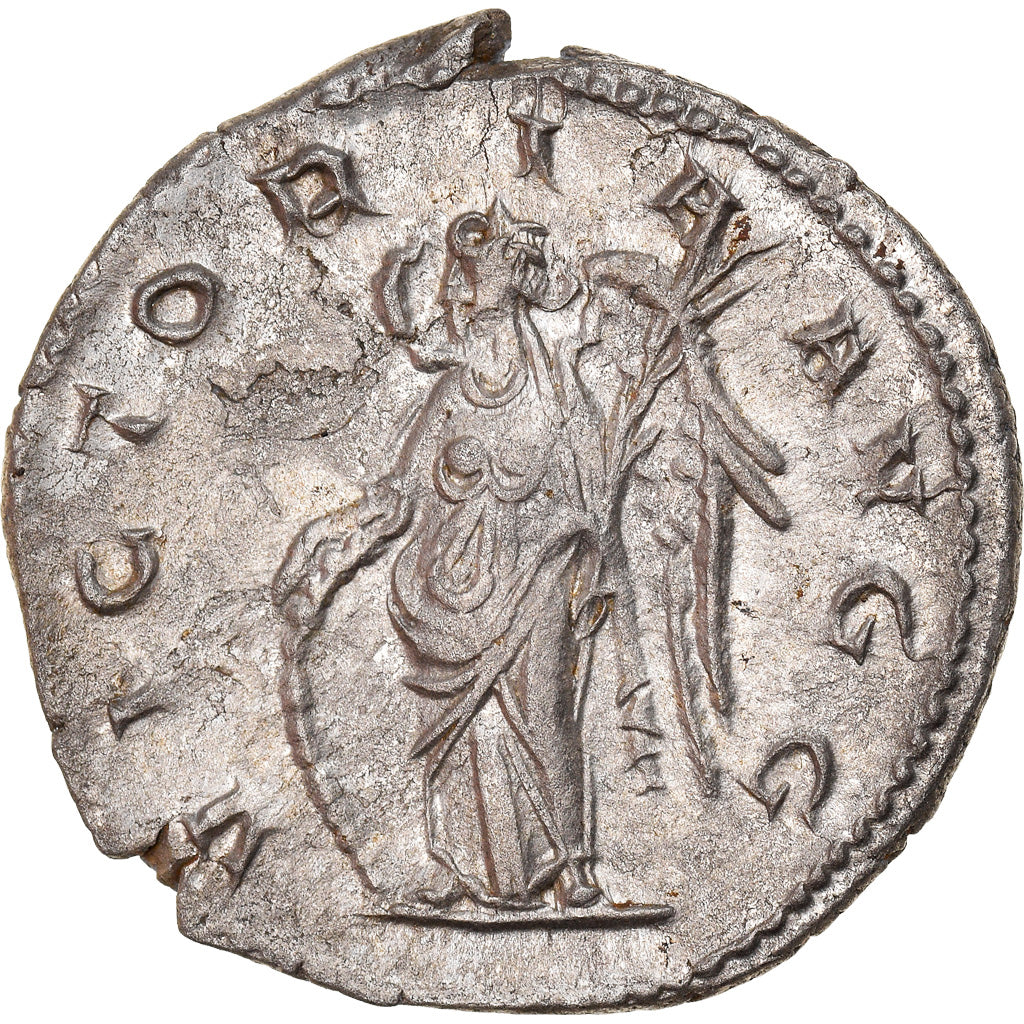 Moneta, Valerian I, Antoninianus, 255-256, Roma, BB+, Biglione, RIC:126