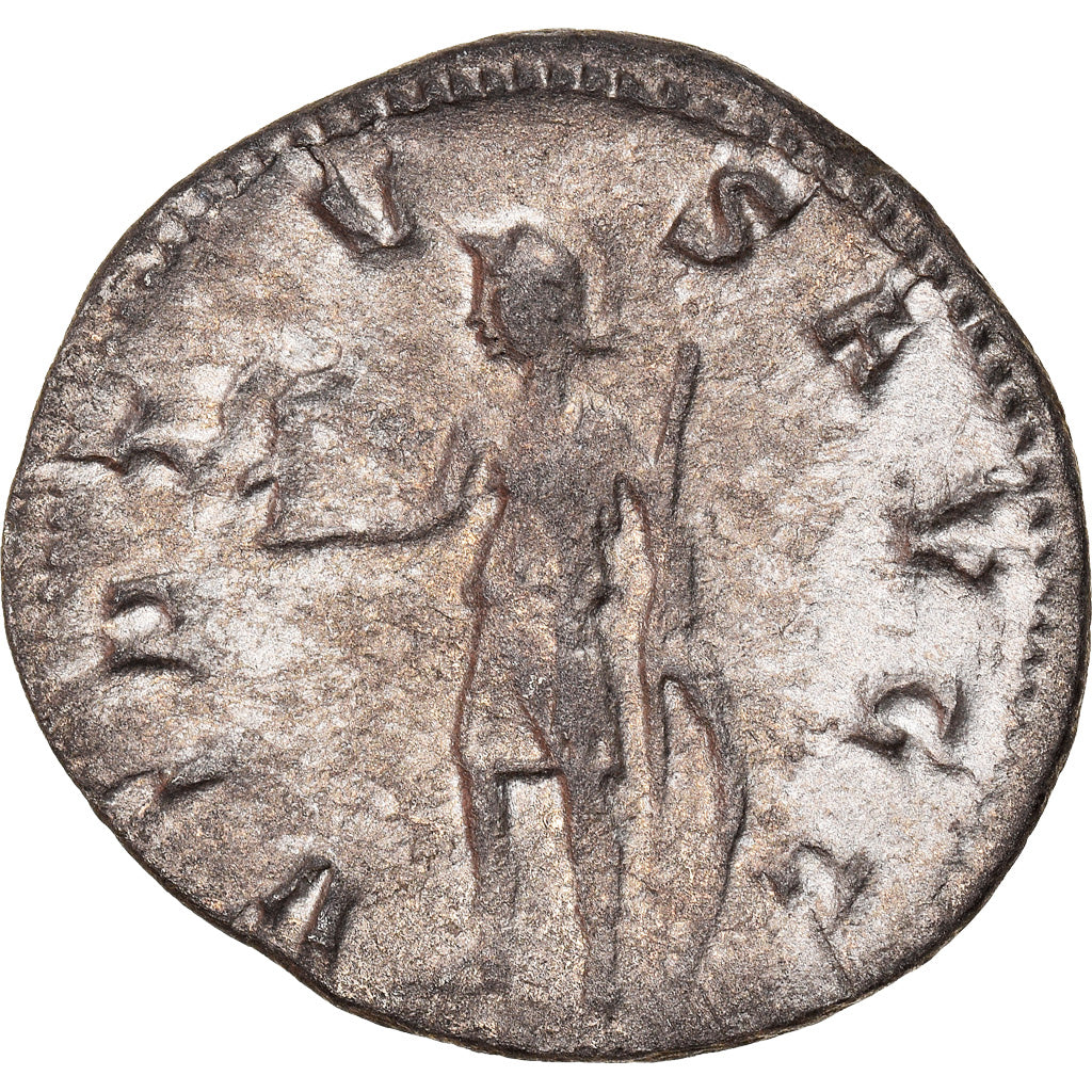 Coin, Valerian I, Antoninianus, 255-257, Viminacium, AU(50-53), Billon, RIC:266
