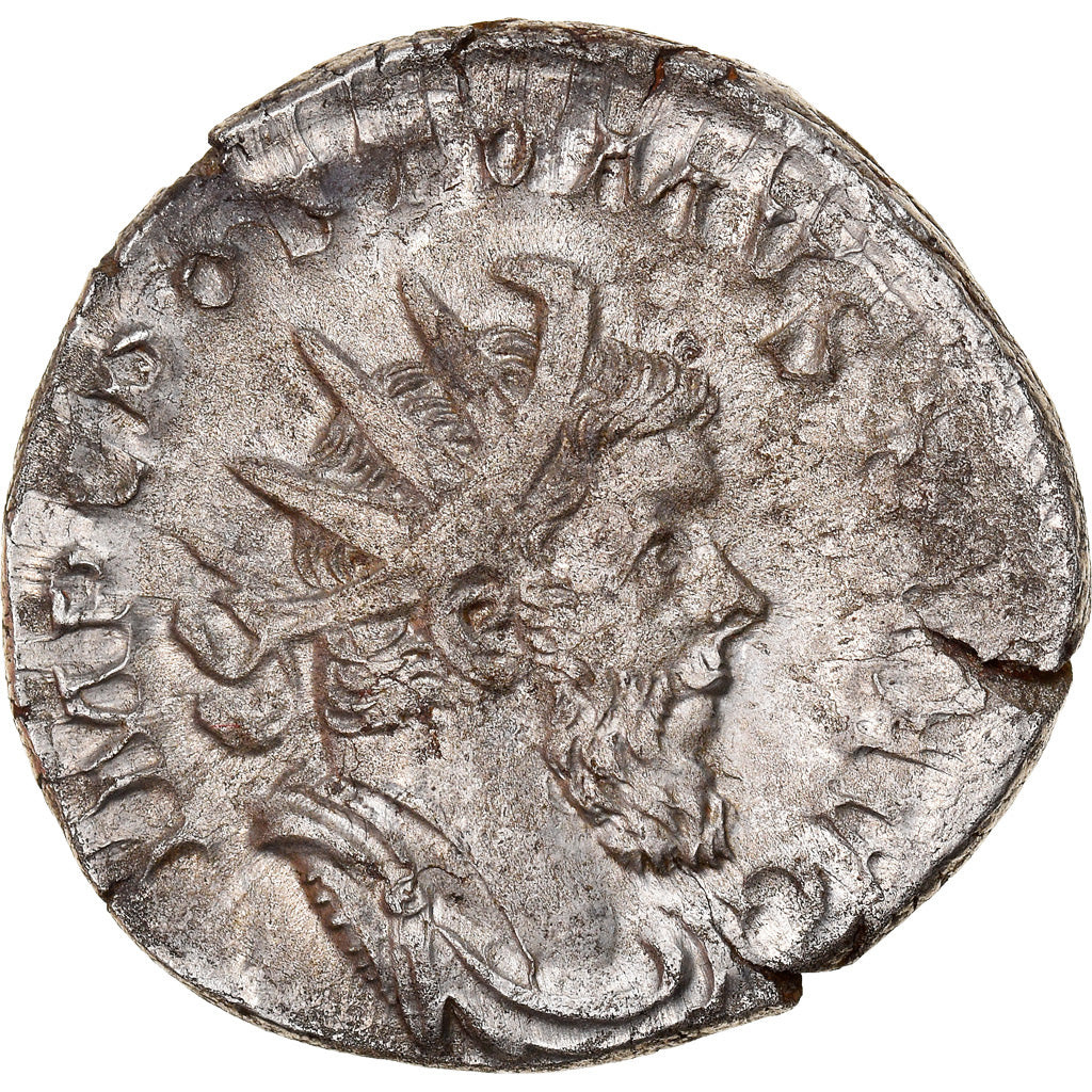 Moeda, Postumus, Antoninianus, 262, Trier, AU(55-58), Lingote, RIC:72