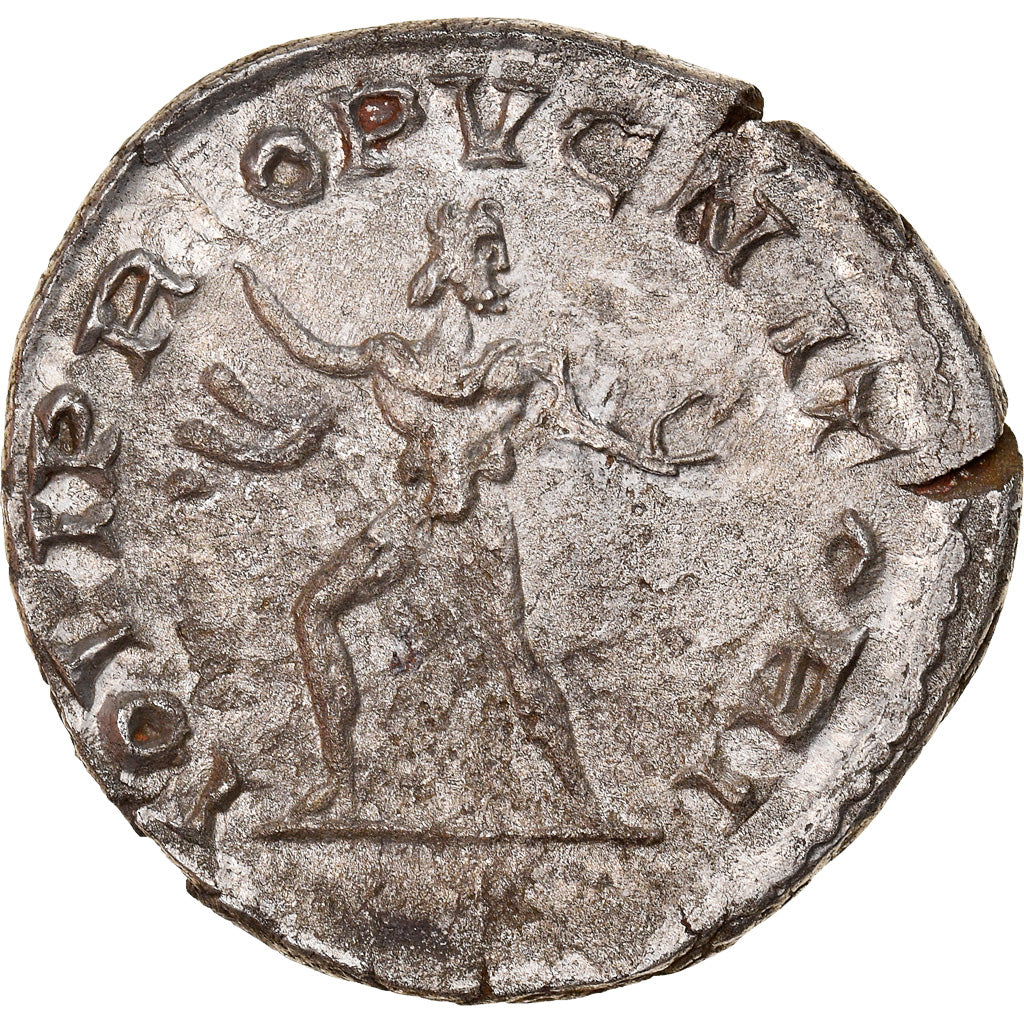 Moeda, Postumus, Antoninianus, 262, Trier, AU(55-58), Lingote, RIC:72